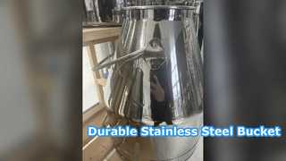 Edelstahl-Melkeimer, 20–98 l, lebensmittelecht