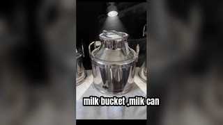 Versiegelter Milchtransportbehälter/Milcheimer aus Edelstahl