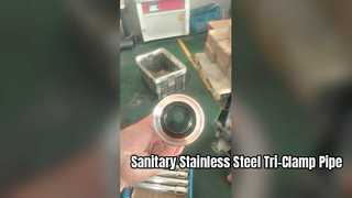 Sanitär-Tri-Clamp-Rohr aus Edelstahl