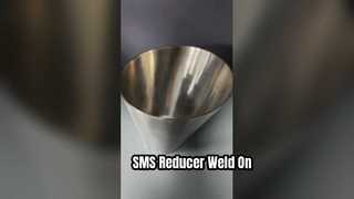 Reduzierstück aus lebensmittelechtem Edelstahl 304