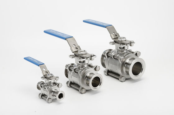 Ein guter Preis. SS316L Sanitäre ISO Vakuum-Fittings, Edelstahl 3PC Kugelventil Online