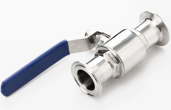 Ein guter Preis. S/S 304 /316 Manuelles Tri-Clamp-Kugelventil, SS304 Zweiwege-Kugelventil aus Edelstahl Online