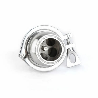 Ein guter Preis. Nicht rückgängig zu machen 304 Edelstahl Rohrverbindungen Tri-Clamp Kontrollventil Allgemein Online
