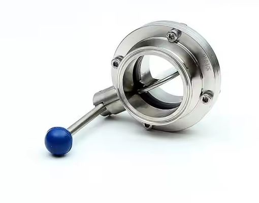 Ein guter Preis. Hochleistungssanitärer Edelstahl Schmetterlingsventile Niedertemperaturklemme SEAT Lebensmittelstandard Online