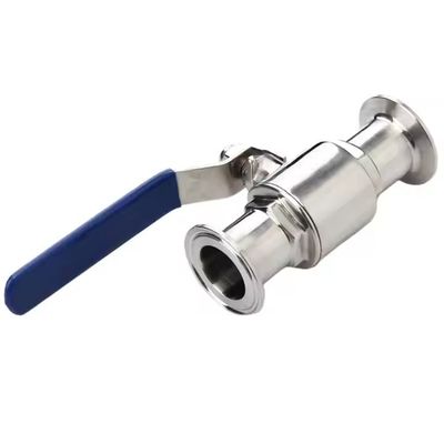 Ein guter Preis. 1/2 Zoll Edelstahl Sanitär Tri-Clamp Ballventil Handbuch OEM Anpassbar für allgemeine Anwendungen Online
